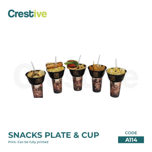 Snacks Plate & Cup